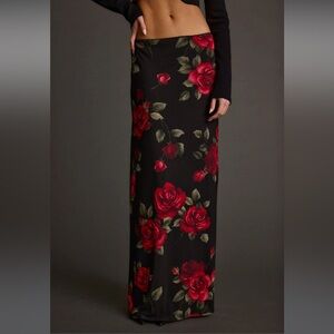 12th Tribe Rose Maxi Skirt